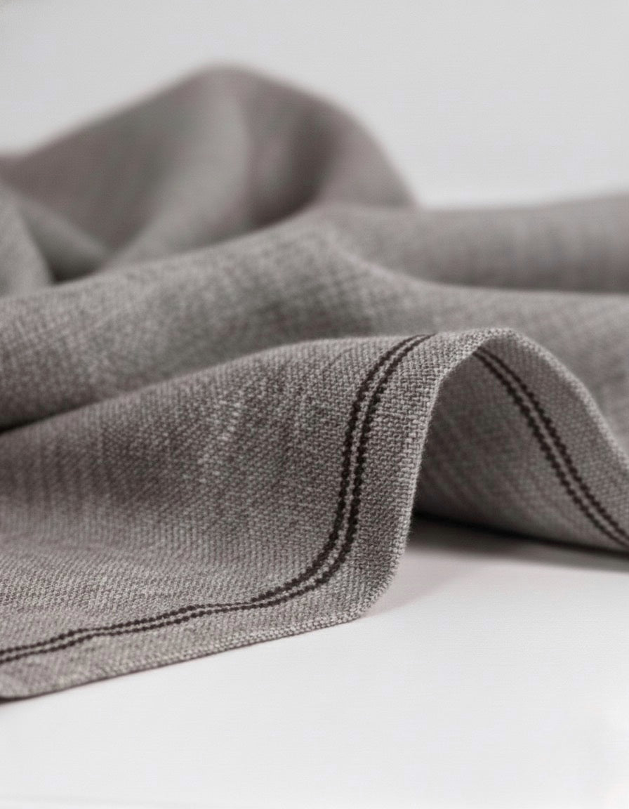 Men’s Premium Grey Khadi Khaddar – Handwoven Unstitched Fabric