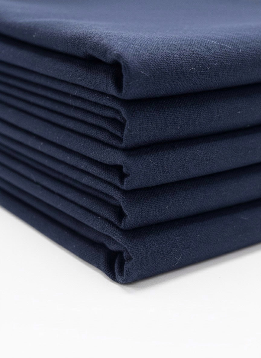 Men’s Navy Blue Premium Wool Unstitched Fabric