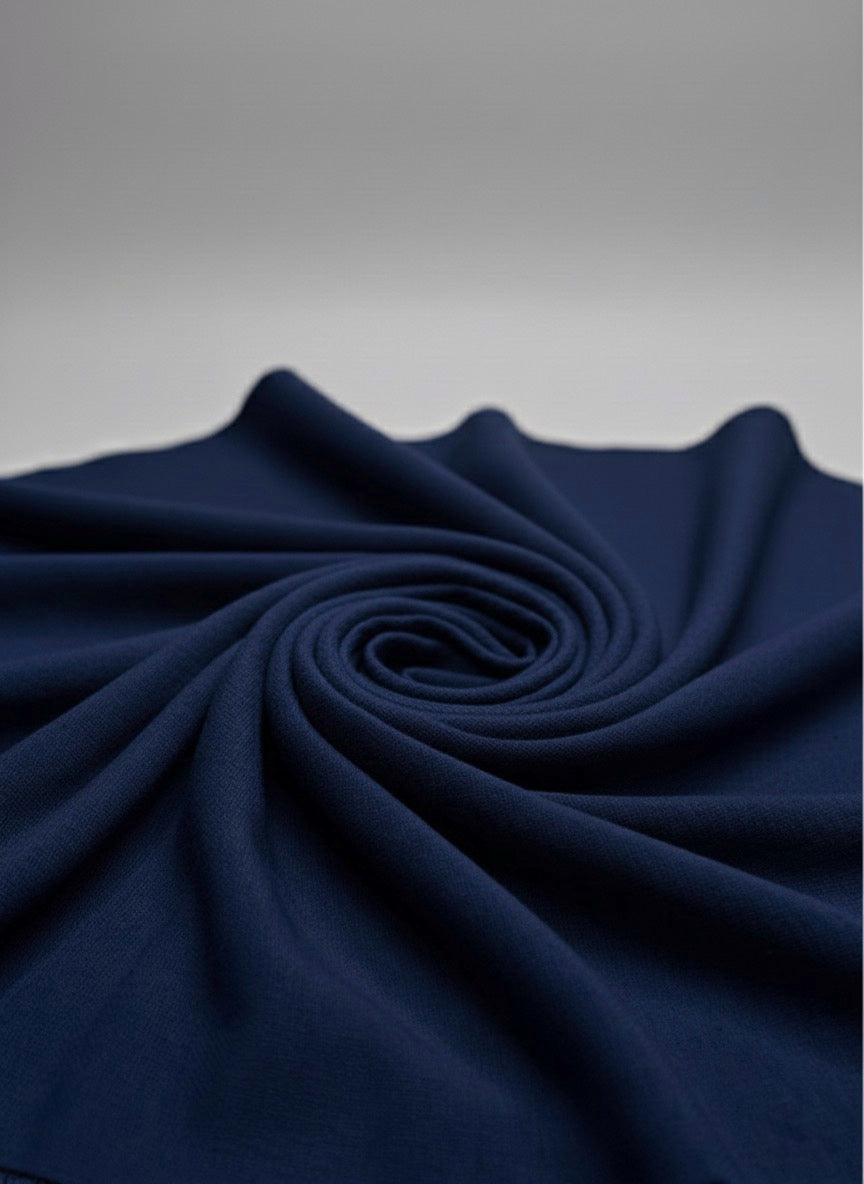 Men’s Navy Blue Premium Wool Unstitched Fabric