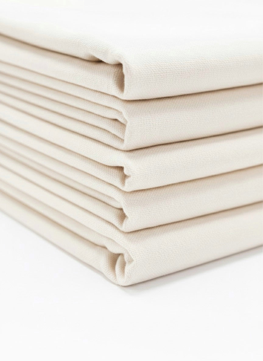 Men’s Premium Off White Khadi Khaddar – Handwoven Unstitched Fabric