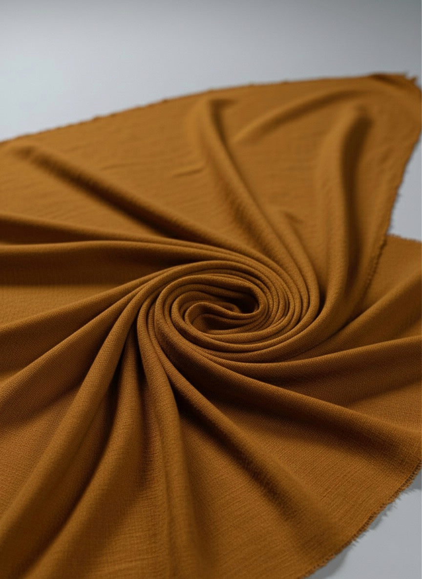 Men’s Premium Mustard Khadi Khaddar – Handwoven Unstitched Fabric