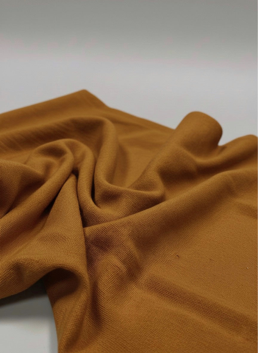 Men’s Premium Mustard Khadi Khaddar – Handwoven Unstitched Fabric