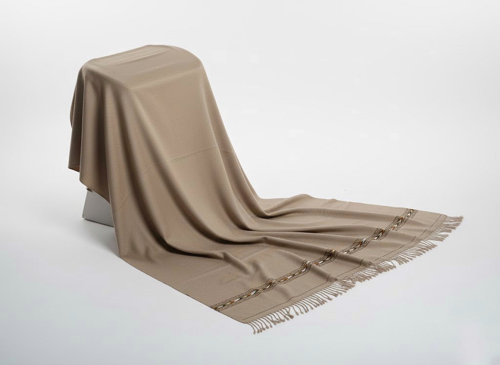 Stone Loom - Premium Heritage Wool Blend Shawl