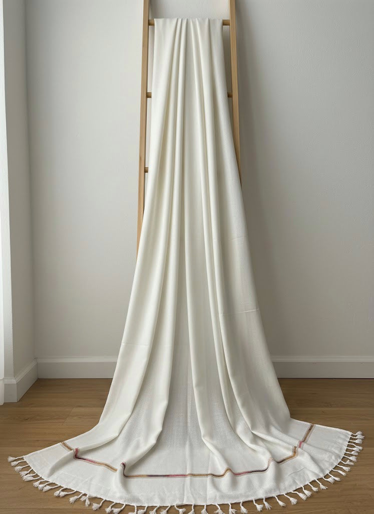 Lunar White - Designer Men’s Shawl