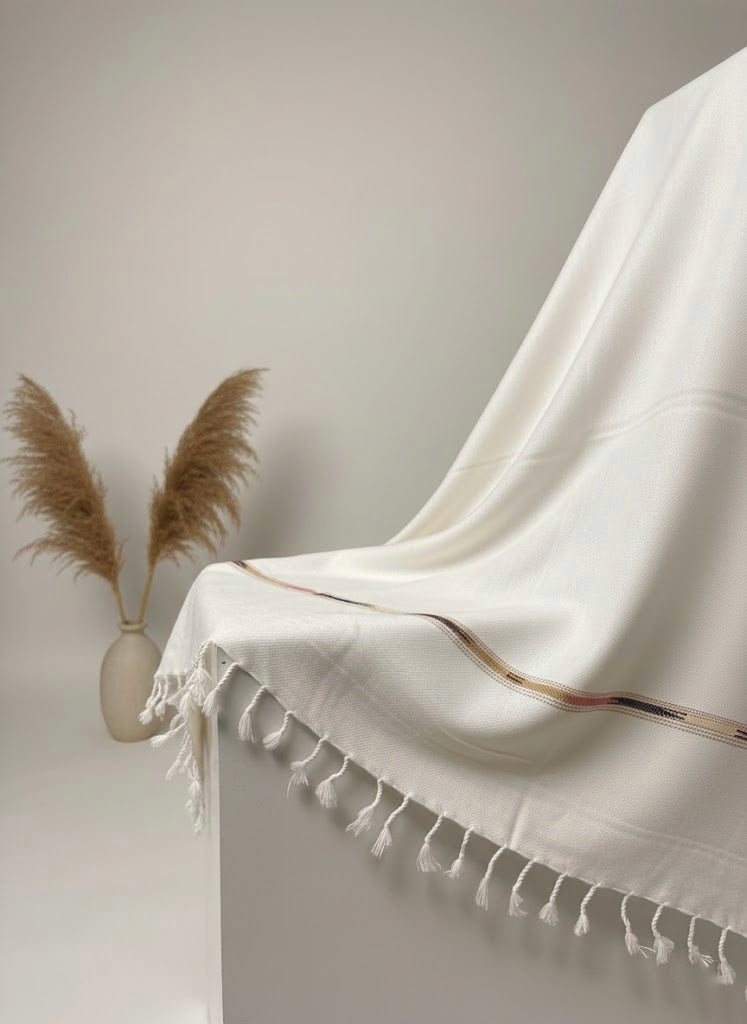 Lunar White - Designer Men’s Shawl